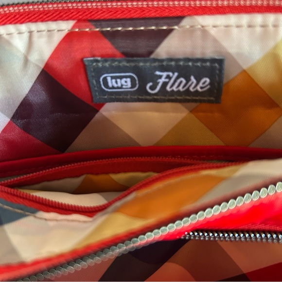 Lug Red Quilted Shoulder Bag - Picture 12 of 16